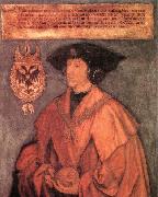 Albrecht Durer Emperor Maximilian oil